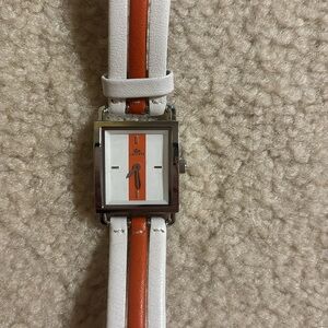 - Lacoste orange and orange white watch